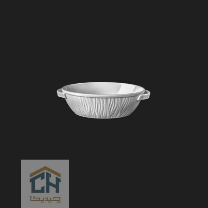 مرغ خوری سرامیکی بیضی بزرگ گلدکیش طرح Prince مدل GK604234