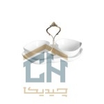 اردو خوری سرامیکی ست 2 تایی قلبی گلدکیش طرح الگانت مدل GK504360 (2)