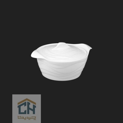 قابلمه سرامیکی گرد متوسط گلدکیش طرح Wave مدل G101028 (1)