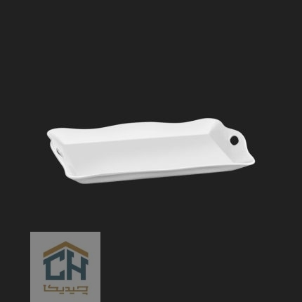 دیس سرامیکی مستطیل گلدکیش طرح الگانت مدل GK7612 (1)