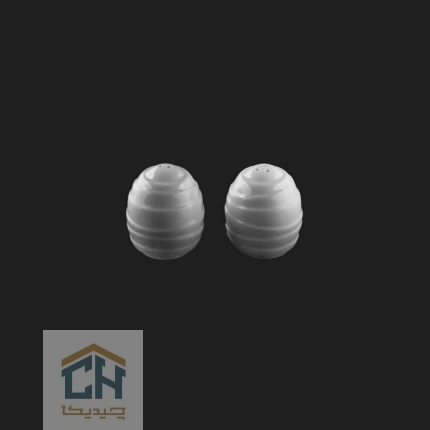 نمکدان سرامیکی گلدکیش ست 2 تایی طرح Wave مدل G104809 (1)