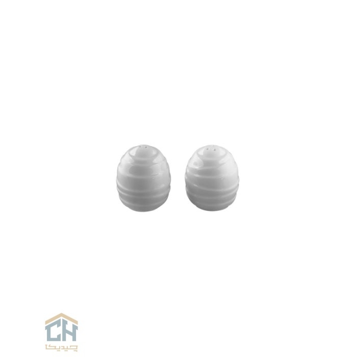 نمکدان سرامیکی گلدکیش ست 2 تایی طرح Wave مدل G104809 (2)