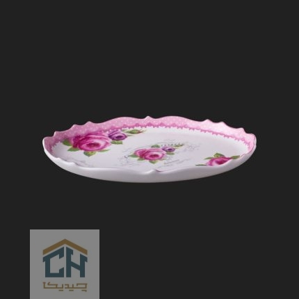 دیس سرامیکی بیضی بزرگ گلدکیش طرح Decal مدل GK617422 (1)