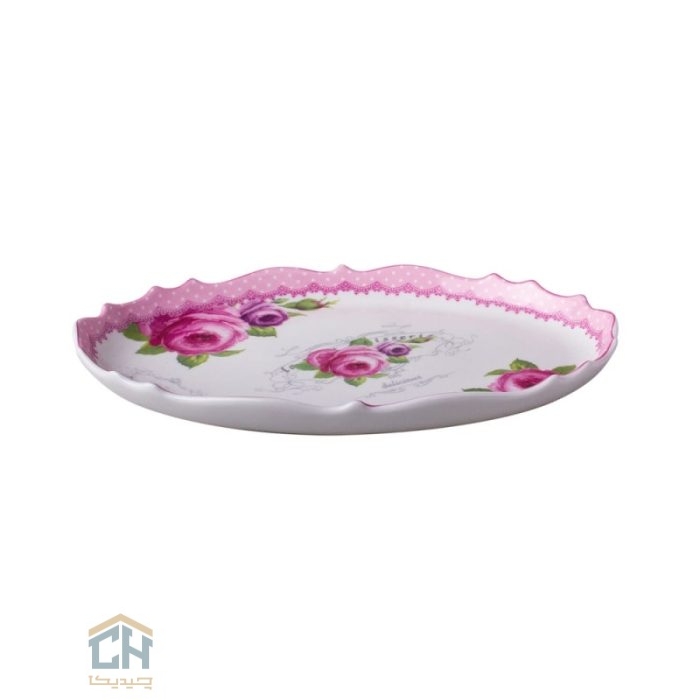 دیس سرامیکی بیضی بزرگ گلدکیش طرح Decal مدل GK617422 (2)