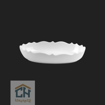 مرغ خوری سرامیکی بیضی کوچک گلدکیش طرح Dignity مدل GK501665 (1)