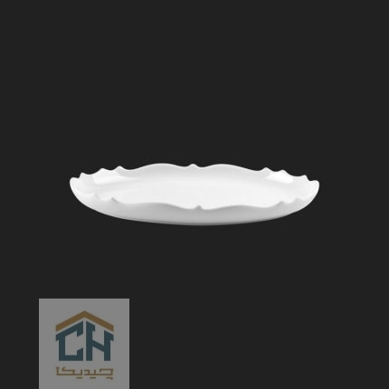 دیس سرامیکی بیضی بزرگ گلدکیش طرح Dignity مدل GK508422 (1)