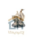 مجسمه قو گلدکیش طرح برنز مدل 4730 (1)