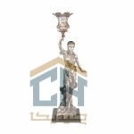 مجسمه شمعدان گلدکیش طرح برنز مدل 4660R (1)