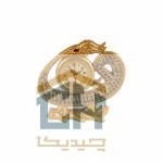 دکوری اسماء متبرکه گلدکیش طرح ساعت گل مدل 5761 (1)