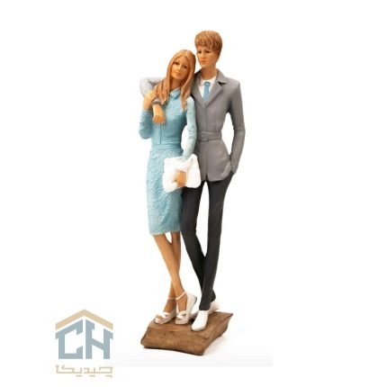 مجسمه زن و مرد گلدکیش مدل 4544