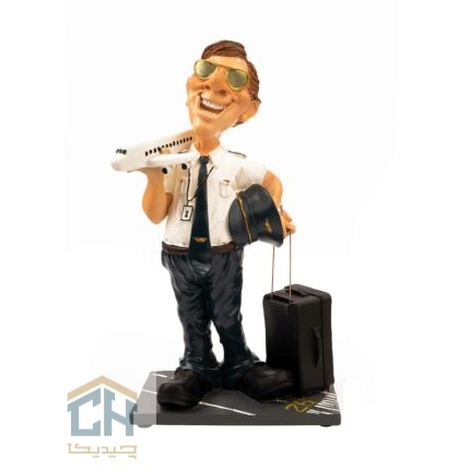 مجسمه خلبان هواپیما بدست گلدکیش طرح کمیک مدل 4870 (1)