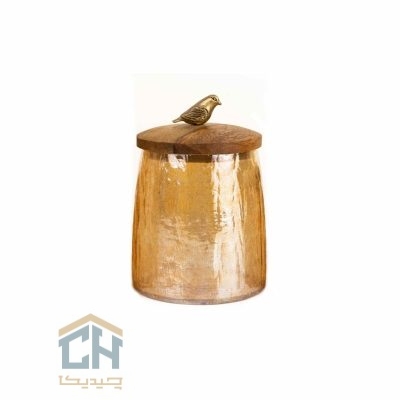 پاسماوری چوب و برنج متوسط گلدکیش طرح WOOD مدل GK829447
