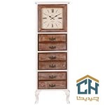 دراور چوبی ساعت دار لوتوس مدل DC-81-ALEXANDER-WH (1)