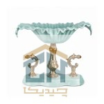 شکلات خوری سرامیکی پایه برنز مدل 14-3625 در نمای رو به رو