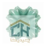 نمای بالا از ظرف سرامیکی فیروزه ای آجیل خوری مدل 3638-11