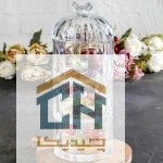 شکلات خوری بلور 3 طبقه طرح بلبل مدل 320001