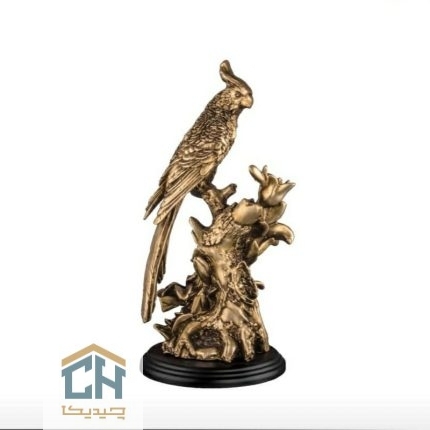 goldkish bronze design parrot statue model 4740