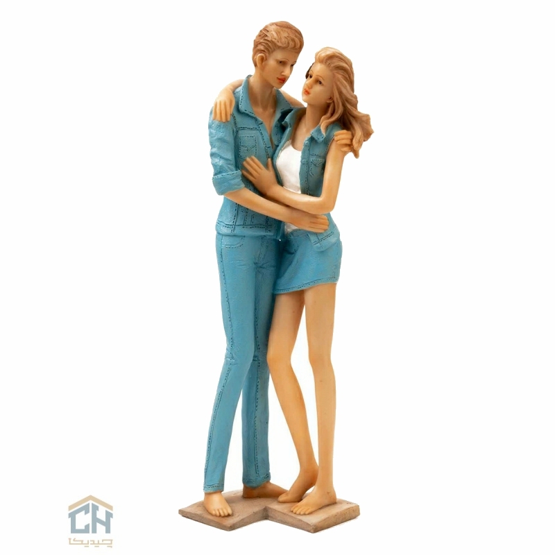 مجسمه زن و مرد گلدکیش مدل 4537