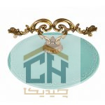 در فیروزه ای شکلات خوری مدل 17-3629 با دستگیره برنزی
