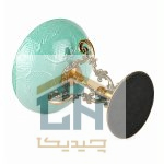 نمای زیر شکلات خوری مدل 17-3629 و جزئیات اتصال پایه برنزی