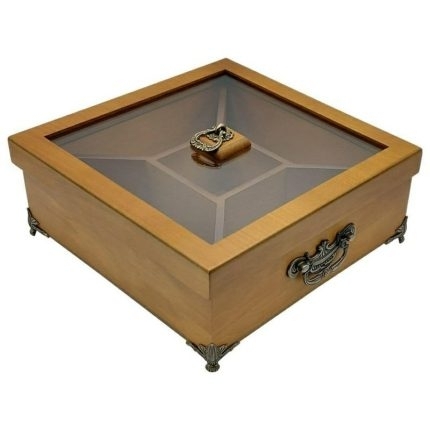 جعبه پذیرایی چوبی کد B 711