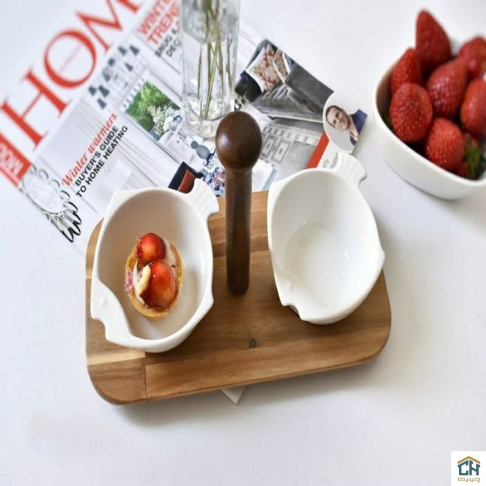 اردو 2 تایی چوب سرامیک دسته دار 22-15004 - تصویر 2