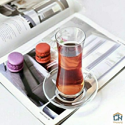 استکان نعلبکی مدل Duru کد 236003