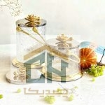 بانکه کوچک طرح شقایق مخصوص پذیرایی با درب استیل (2)
