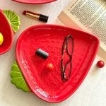 بشقاب توت فرنگی تخت سرامیکی 172003