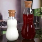 بطری شیشه ای کمر باریک بزرگ مدل 32103