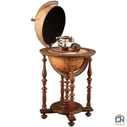 تلفن چوبی با میز کره لوتوس مدل TG-817-HERMIA-BR (1)