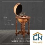 تلفن چوبی با میز کره لوتوس مدل TG-817-HERMIA-BR (5)