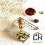 تیبگ 4 تایی گوهر شیشه استیل 238013