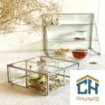 تیبگ 4 تایی گوهر شیشه استیل 238013 - تصویر 2