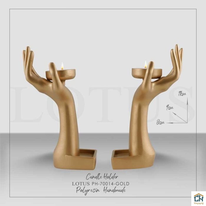 جا شمعی لوتوس مدل PH-70014-MELLISSA-GOLD (3)
