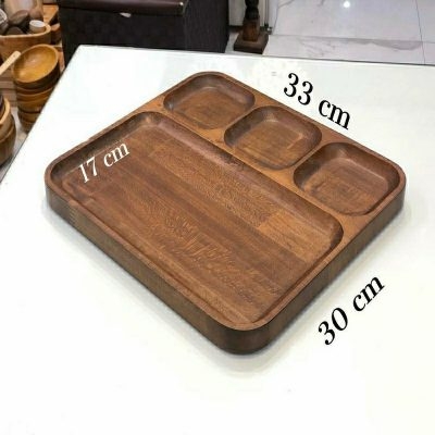 اردو خوری چوبی 4 تایی مدل 40060