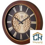 ساعت دیواری چوبی چرخ دنده ای لوتوس مدل GC-400406-BROOKLINE (2)