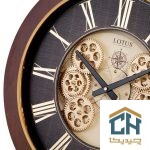 ساعت دیواری چوبی چرخ دنده ای لوتوس مدل GC-400406-BROOKLINE (3)