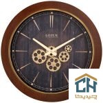 ساعت دیواری چوبی چرخ دنده ای لوتوس مدل GC-400407-CHARLTON (1)