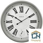 ساعت دیواری چوبی لوتوس مدل W-262-BRENHAM-GRAY (1)