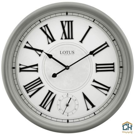 ساعت دیواری چوبی لوتوس مدل W-262-BRENHAM-GRAY (1)