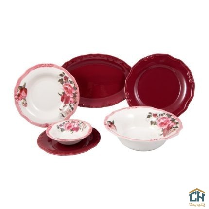 سرویس غذاخوری چینی 26 پارچه ست 6 نفره طرح آماریس Amaris (1)