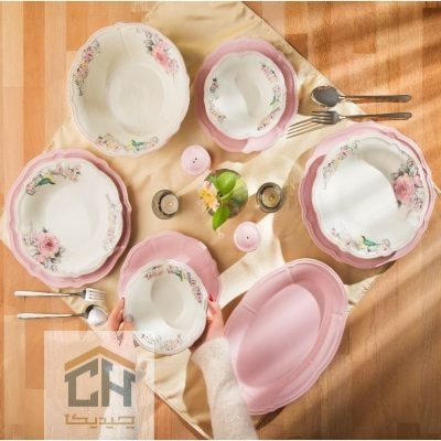 سرویس غذاخوری چینی 28 پارچه ست 6 نفره طرح رافایل Rafael مدل 3646 (1)