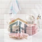 سرویس غذاخوری چینی 28 پارچه ست 6 نفره طرح رافایل Rafael مدل 3646 (2)