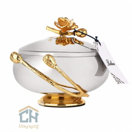 شکلات خوری استیل طرح شقایق درب دار برای پذیرایی (1)