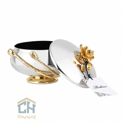 شکلات خوری استیل طرح شقایق درب دار برای پذیرایی (2)