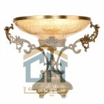 میوه خوری شیشه و برنج مدل 4136 (1)