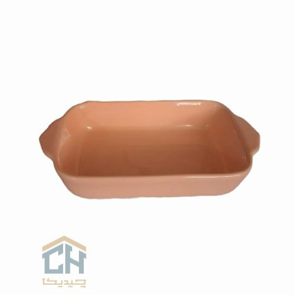 مرغ خوری سرامیکی مینی صورتی هلویی با دسته‌ های یکپارچه (1)