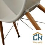 ویترین و کتابخانه چوبی ساعت دار لوتوس مدل HGDC-85-WESTVILLE-WHITE (4)