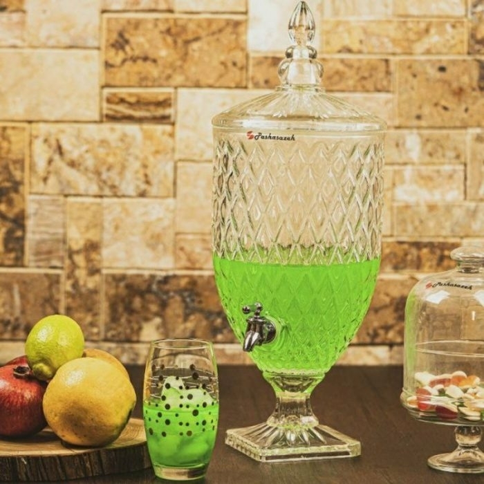 کلمن شیشه ای 5 لیتر مدل رین کد 3202 - تصویر 2